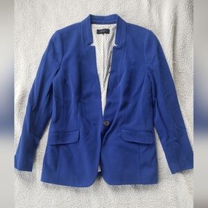 Blazer blue talbots tag cut out unknown size guessing siz MEDIUM